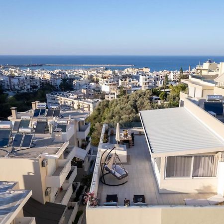Helen Luxury Holiday House With Sea View Rethymno Exterior foto