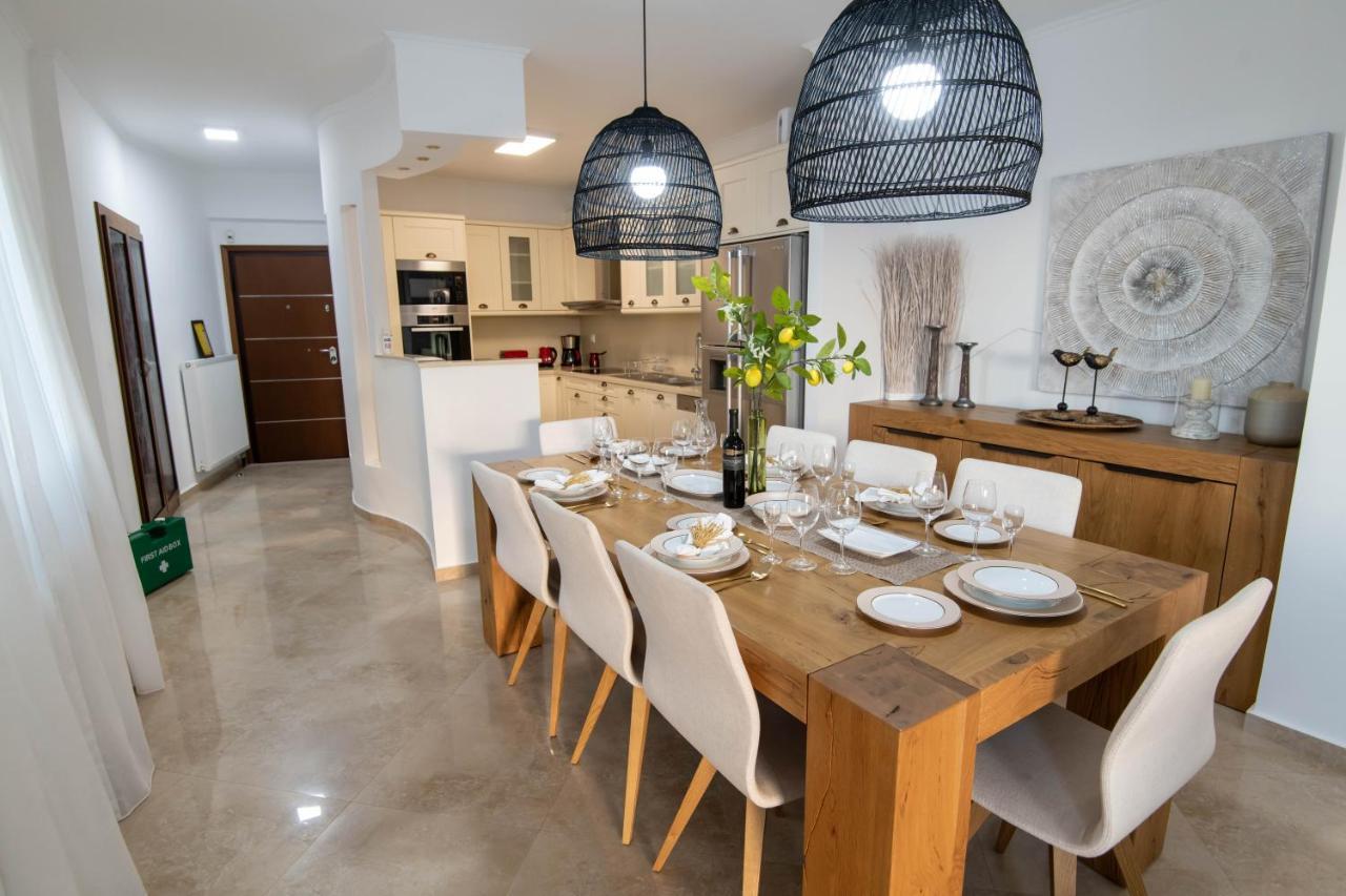 Helen Luxury Holiday House With Sea View Rethymno Exterior foto