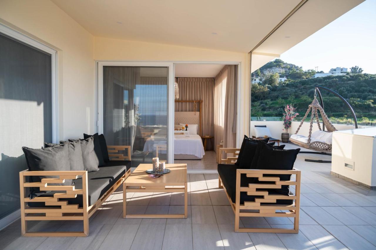 Helen Luxury Holiday House With Sea View Rethymno Exterior foto