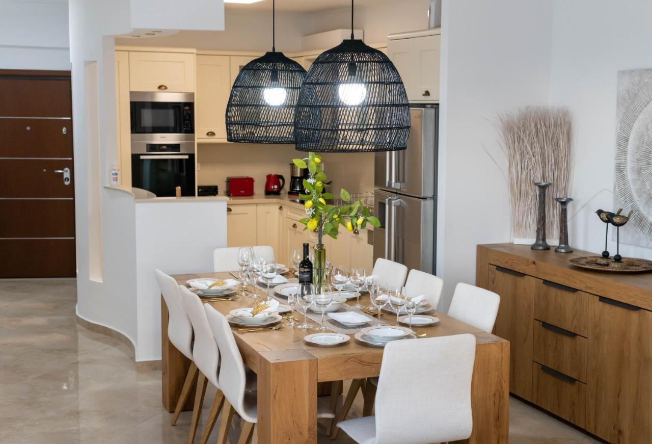 Helen Luxury Holiday House With Sea View Rethymno Exterior foto